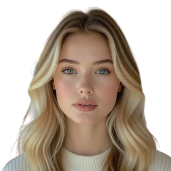 Government-approved visa photo with correct head size ratio